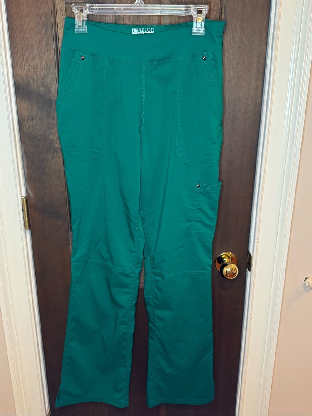 Healing Hands Purple Label Tori Yoga Scrub Pants Green ST